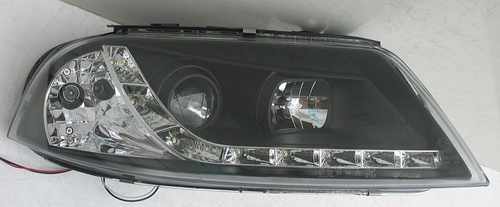 Передні фари чорні для Volkswagen Passat B5