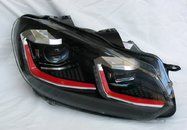 Передні фари чорні стиль Golf GTI 7.5 для Volkswagen Golf 6 2009-2012