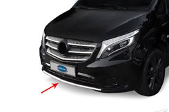 Накладки на передній бампер (нерж) для Mercedes Vito / V W447 2014↗ рр.
