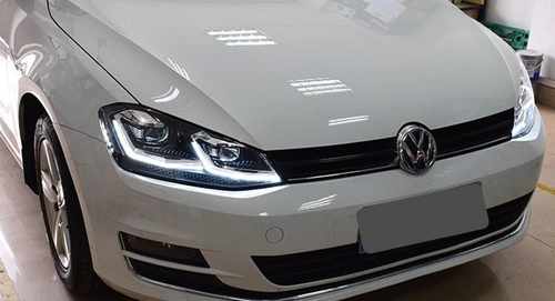 Передні фари тюнінг LD для Volkswagen Golf 7.5  2017-2021