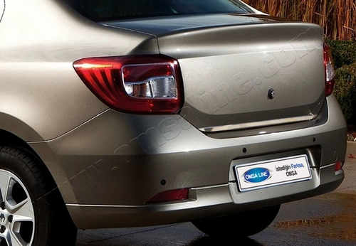 Кромка багажника (нерж.) для Dacia Renault Logan 2013-2018