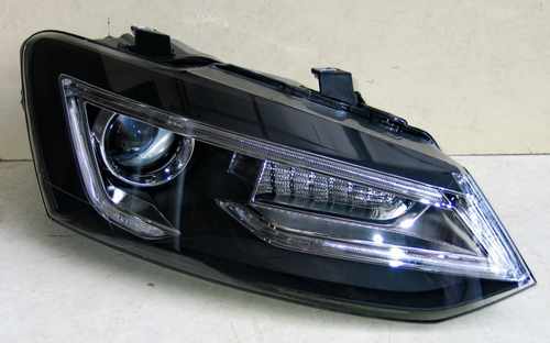 Передні фари стиль Audi для Volkswagen Polo Mk5 2012-2015