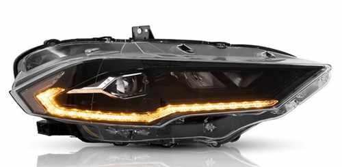 Передні фари чорні Full LED для Ford Mustang GT 2018+