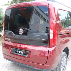 Накладка на кришку багажника (ABS) для Fiat Doblo III nuovo 2010↗ та 2015↗ рр.