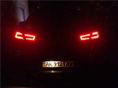 Задні ліхтарі чорні для Mitsubishi Lancer X