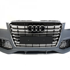 Передній бампер у стилі W12 на Audi A8 D4 2014-2017 рік
