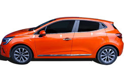 Нижня окантовка вікон (8 шт, нерж) для Renault Clio V 2019↗ рр.