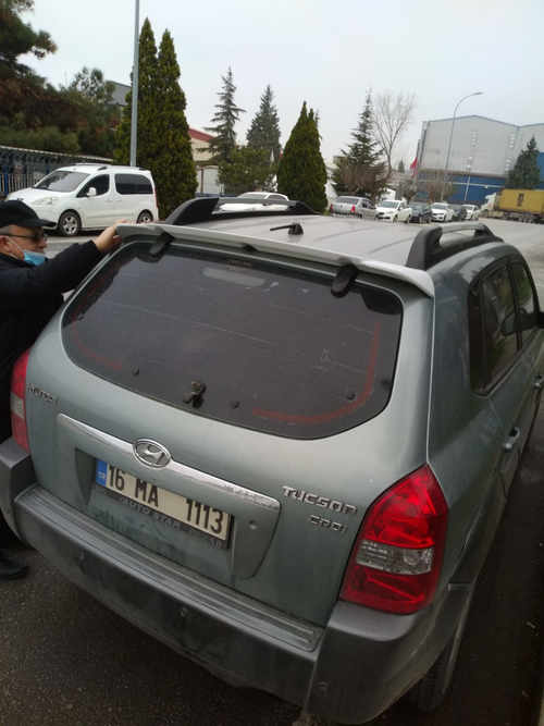 Спойлер Meliset (під фарбування) для Hyundai Tucson JM 2004-2024 рр