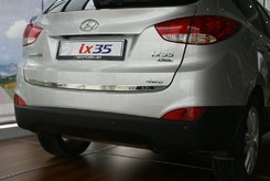 Кромка багажника (нерж.) Carmos - Турецька сталь для Hyundai IX-35 2010-2015рр.