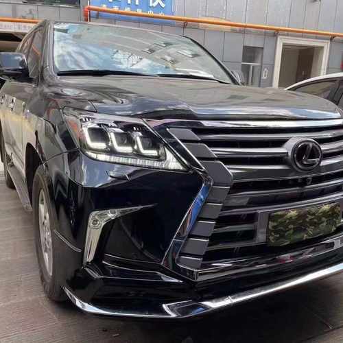 Передні фари Full LED чорні ZH для Lexus LX570 2012-2015