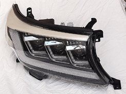 Передні фари FULL LED тюнінг стиль LC300 ZH для Toyota Land Cruiser LC 200 2008-2016