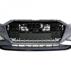 Передній бампер у стилі RS на Audi A6 C8 2018-2022 рік ( Під дистронник )