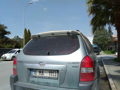 Спойлер Meliset (під фарбування) для Hyundai Tucson JM 2004-2024 рр