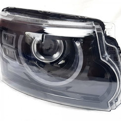 Передні фари Full LED чорні стиль Defender ZH для Land Rover Discovery 3 2004-2009