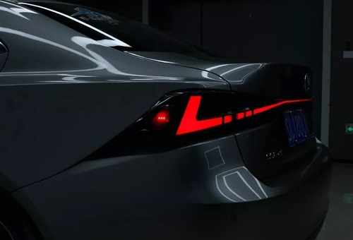 Задні ліхтарі LED чорні ZW для Lexus IS250 2013-2018