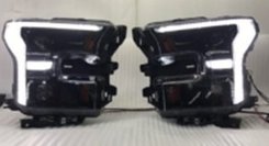 Передні фари Full LED чорні PW для Ford F150 Mk13 2015-2017