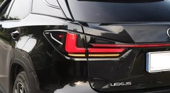 Задні ліхтарі LED чорні ZW для Lexus RX300 2016-2019
