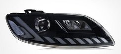 Передні фари FULL LED хром  тюнінг ZH для Audi A6 C7 2012+