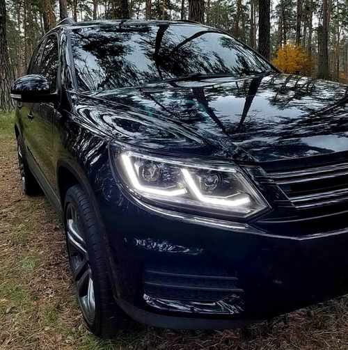 Передні фари тюнінг FULL LED стиль TLZ для Volkswagen Tiguan 2012-2016