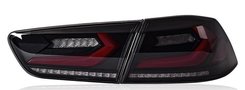 Задні ліхтарі чорні стиль Corvette C7 CP для Mitsubishi Lancer X
