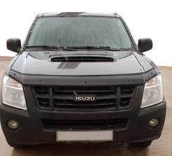 Дефлектор капота 2006-2011 (EuroCap) для Isuzu D-Max 2002-2011 рр.