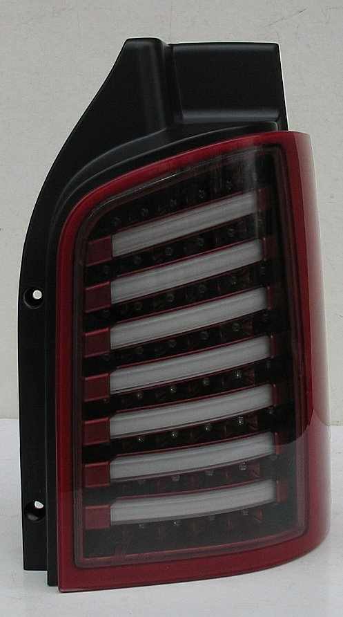 Задні ліхтарі червоні LED tube для Volkswagen T5 2003-2015