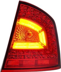 Задні ліхтарі LED червоні для Skoda Octavia A5 седан