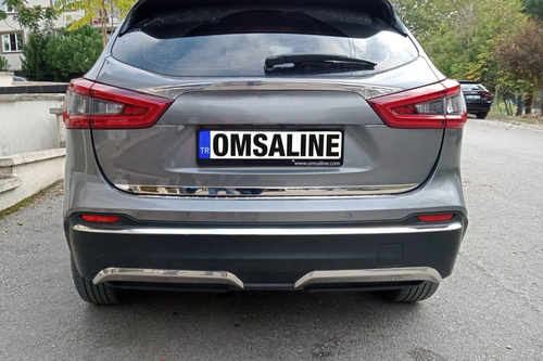 Кромка бампера (нерж) для Nissan Qashqai 2014-2021рр.