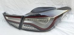 Задні ліхтарі красно-чорні LED стиль WH для Hyundai Elantra MD 2011-2015