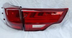 Задні ліхтарі для Toyota Highlander 2014-2019 Lexus стиль  LED червоні тип WH