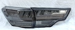 Задні ліхтарі для Toyota Highlander 2014-2019 Lexus стиль LED чорні тип WH