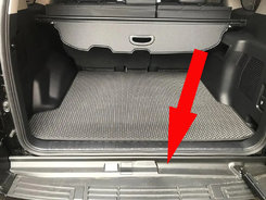 Накладка заднього порогу (ABS) для Lexus GX460