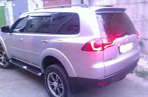 Задні ліхтарі LED хром тоновані для Mitsubishi Pajero Sport 2008-2015