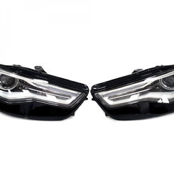 Передні фари Bi-Xenon на Audi A6 C7 2014-2018 року