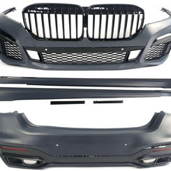 Комплект обвісу на BMW 7 Series G12 2015-2022 року (M Sport Paket Full Black)