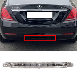 Ліхтар у задній бампер на Mercedes S-Class W222 2017-2020 року