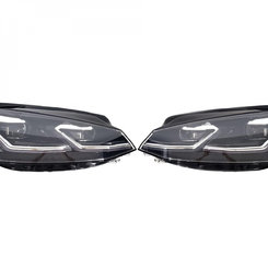 Передні фари на Volkswagen Golf 7 2017-2019 року (Апгрейд з галогену в full led)