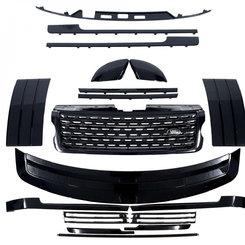 Комплект накладок (великий) на Range Rover Vogue L405 2013-2017 року (Black Edition)