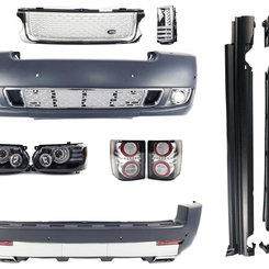Комплект обвісу + оптика на Range Rover Vogue L322 2005-2012 рік ( у стилі Autobiography )