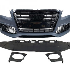 Передній бампер на Audi A8 D4 2010-2014 року (стиль W12 FB)