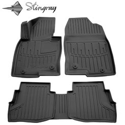 Килимки Stingray 3D (5 шт, поліуретан) для Mazda CX-9 2017↗