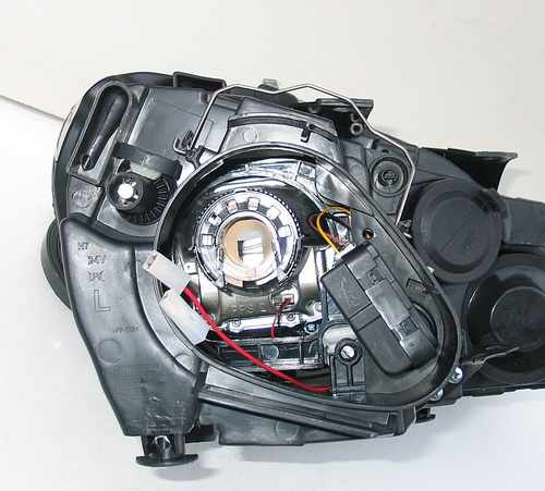 Передні фари чорні R20 с LED для Volkswagen Golf 6 2009-2012