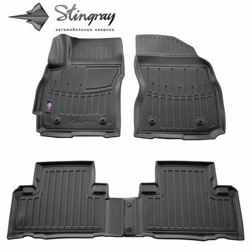 Килимки Stingray 3D (2010-2023, EU, 4 шт, поліуретан) для Mazda 5