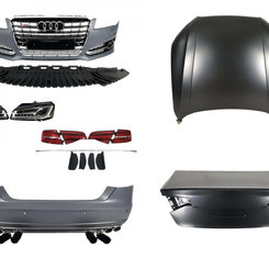 Комплект рестайлінгу на Audi A8 D4 2010-2014 року (стиль S8 LCI)