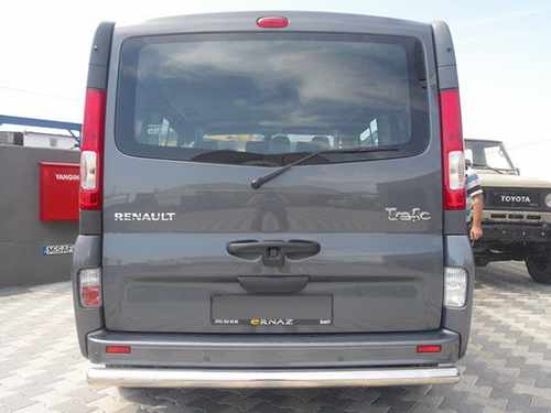 Задній захист AK002 (нерж) для Renault Trafic 2001-2015 рр