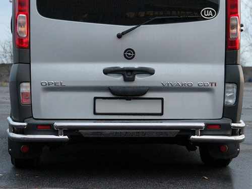 Задній захист AK-Special (нерж) для Renault Trafic 2001-2015 рр