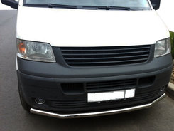 Нижня одинарна губа (нерж) 51мм для Volkswagen T5 Transporter 2003-2010 