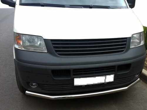 Нижняя одинарная губа ST008 (нерж) 51мм для Volkswagen T5 Transporter 2003-2010