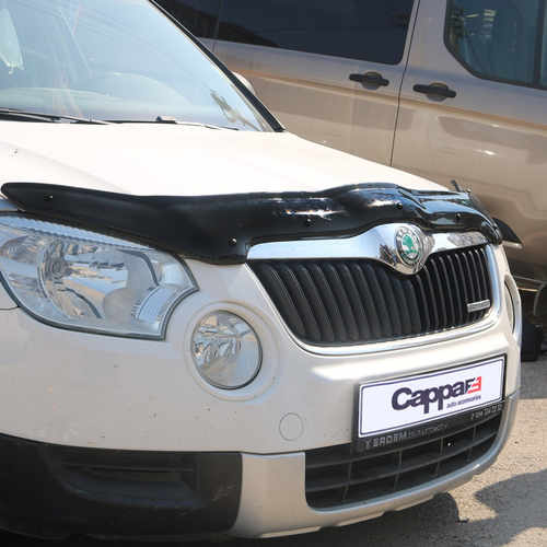 Дефлектор капота 2009-2013 (EuroCap) для Skoda Yeti 2010↗ мм.