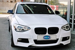 Накладка на передний бампер Lip для BMW 1 серія F20/21 2011-2019 рр.